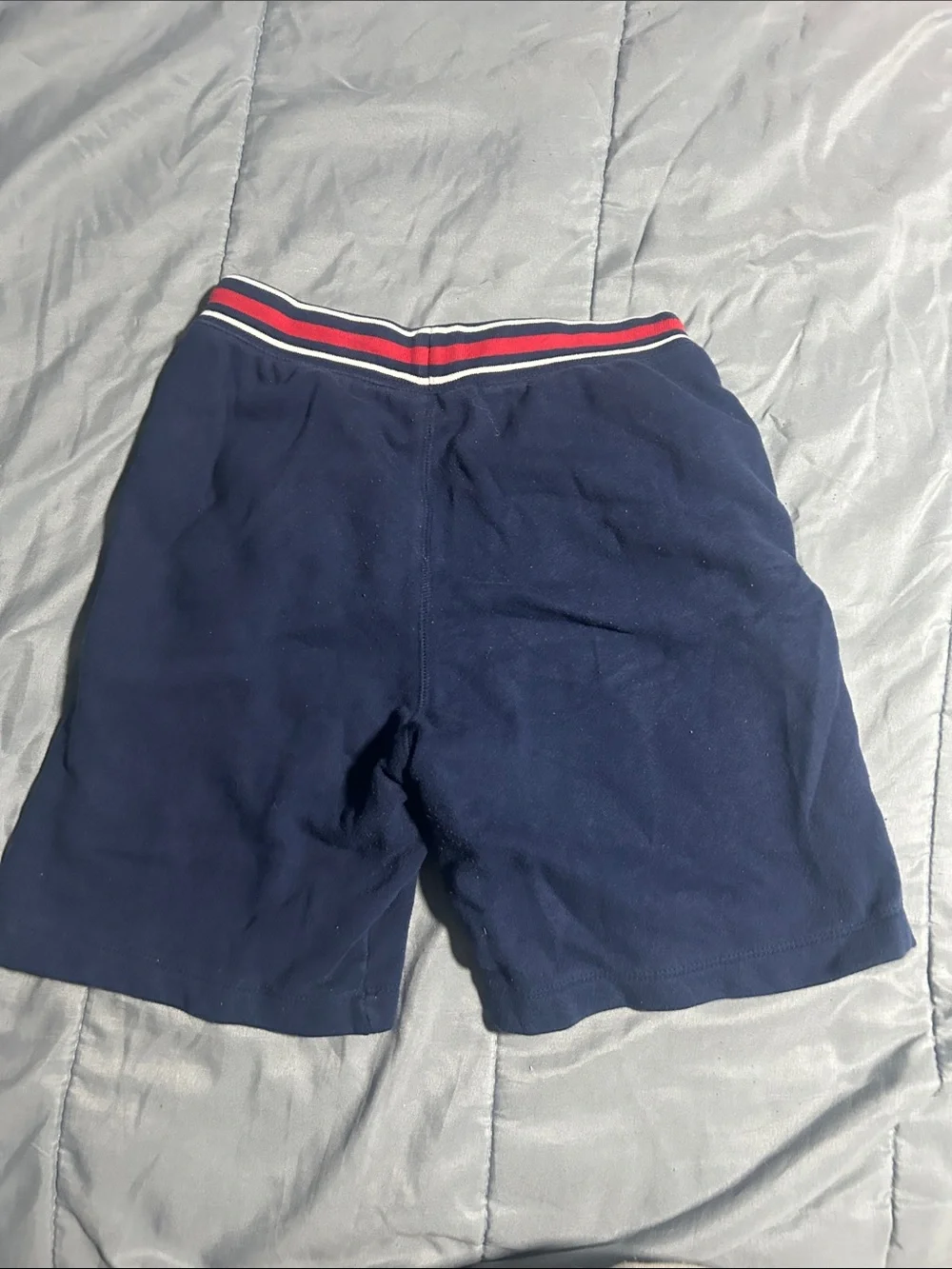 GAP Navy Athletic Drawstring Shorts with Red-Trim Waistband Kids